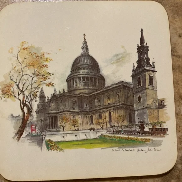 Vintage Clover Leaf London Coaster Set - Picture 8 of 10